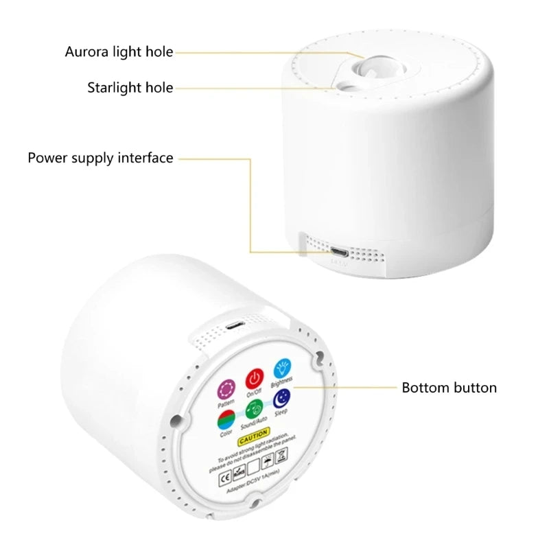 Round Starry Kid Night Light
