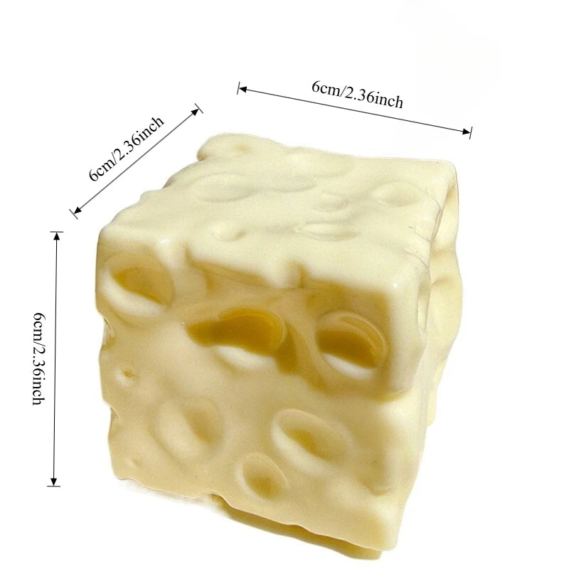 Cheese Cube Stress Ball