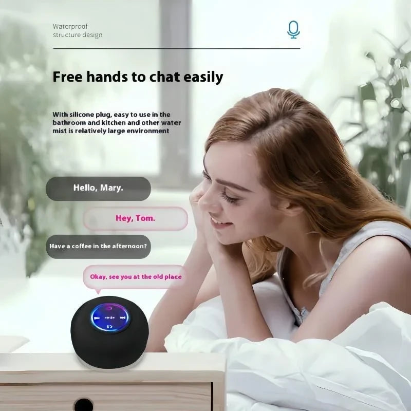Waterproof Wireless Bluetooth Shower Speaker