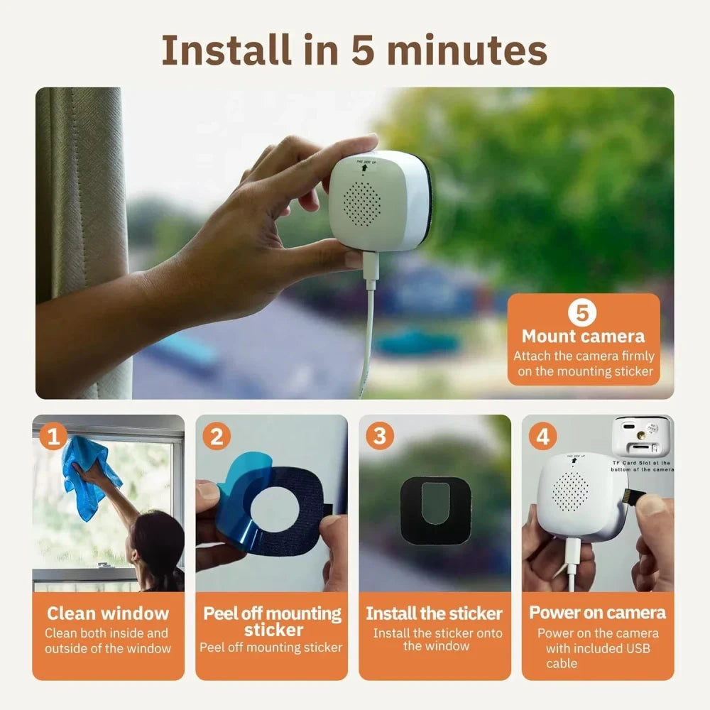 WiFi Window Security Camera