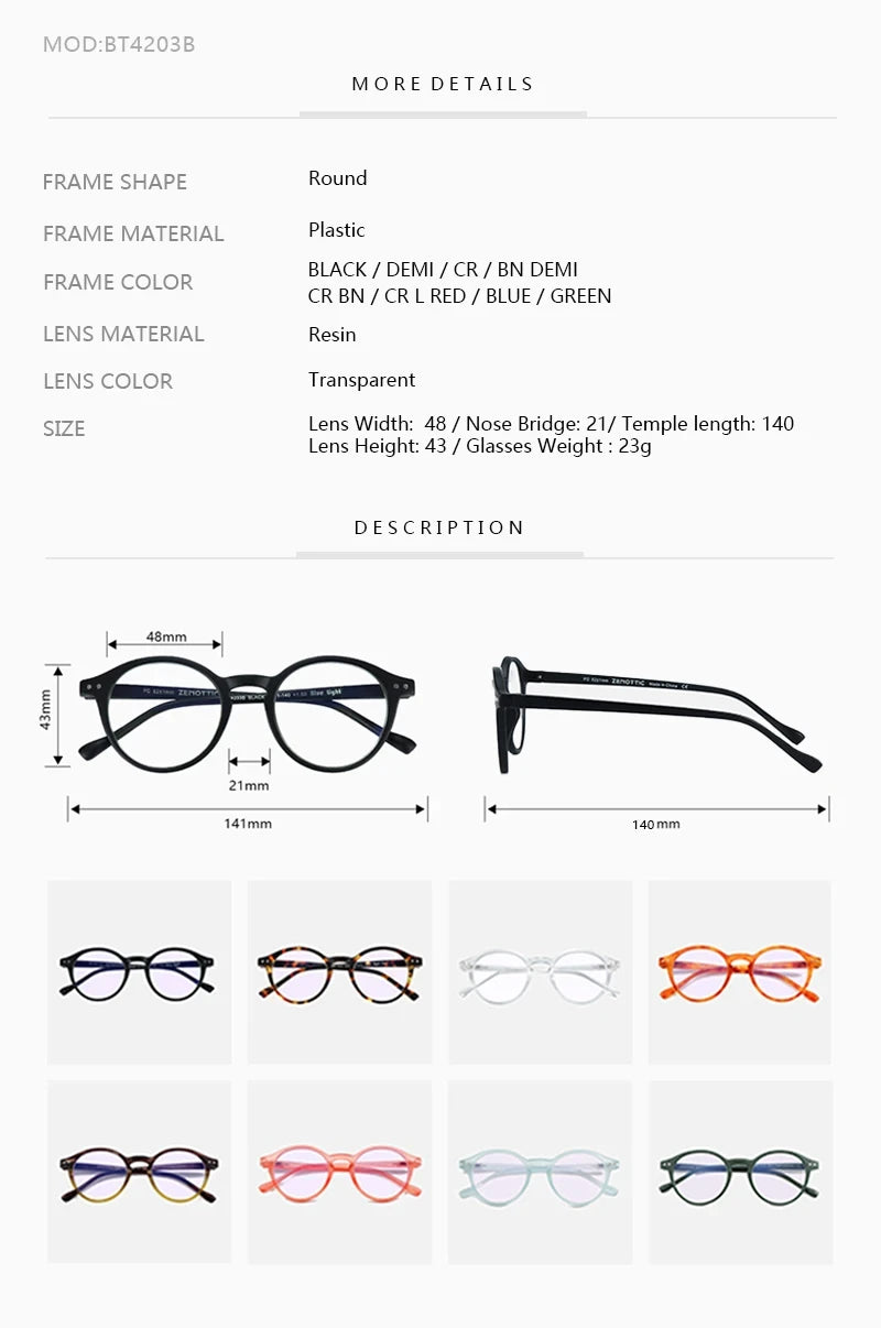 Anti Blue Light Reading Glasses