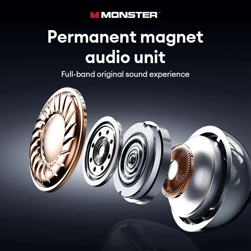 Monster Open Ear Clip Wireless Headphones