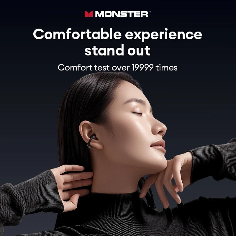 Monster Open Ear Clip Wireless Headphones