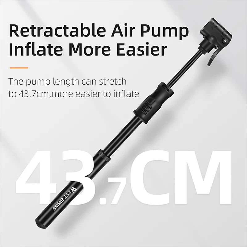 Portable Aluminum Alloy Mini Bike Pump