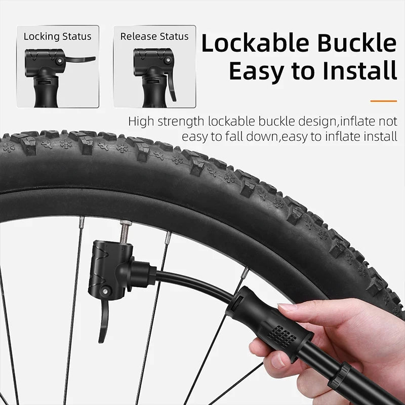 Portable Aluminum Alloy Mini Bike Pump