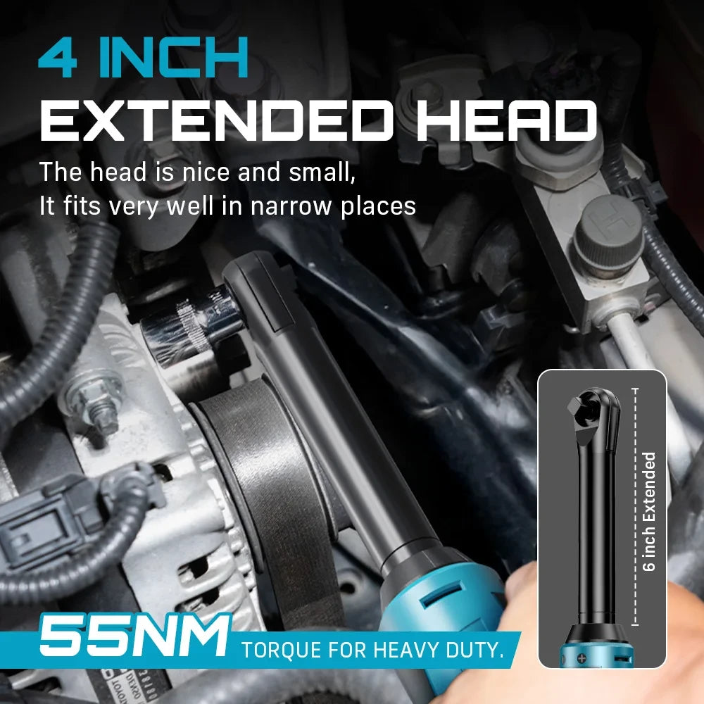 Seesii Extended Cordless Ratchet Wrench