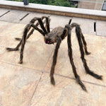Giant Plush Halloween Spider Prop