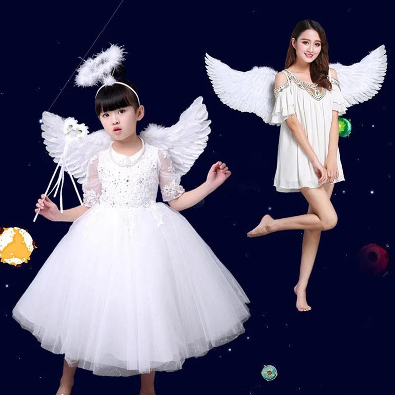 Feather Angel Wings Costume