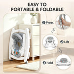 Adjustable Foldable 5 in 1 Baby Activity Center Walker